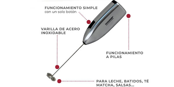 Espumador de leche eléctrico