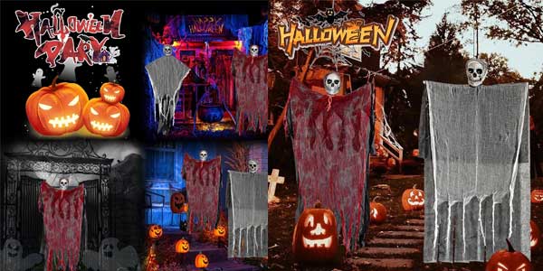 Esqueletos colgantes Halloween oferta