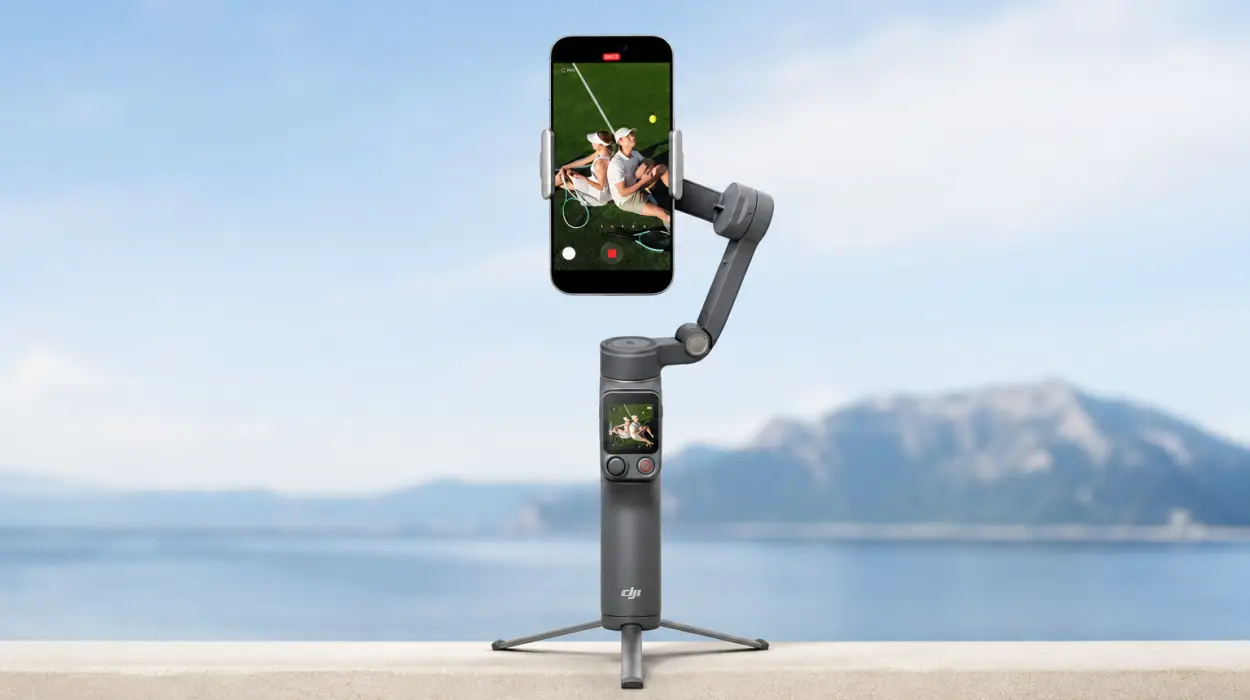 📱 Graba vídeos profesionales desde tu móvil fácilmente, con el estabilizador DJI Osmo Mobile 8P para iPhone y Android