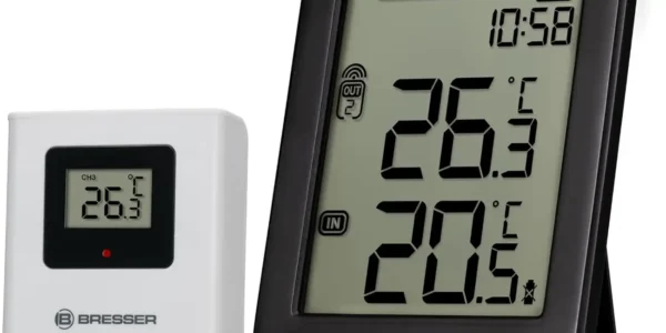 Chollo estación meteorológica inalámbrica bresser con sensor exterior meteo temp w