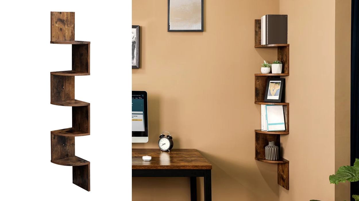 estantería de esquina Vasagle para pared