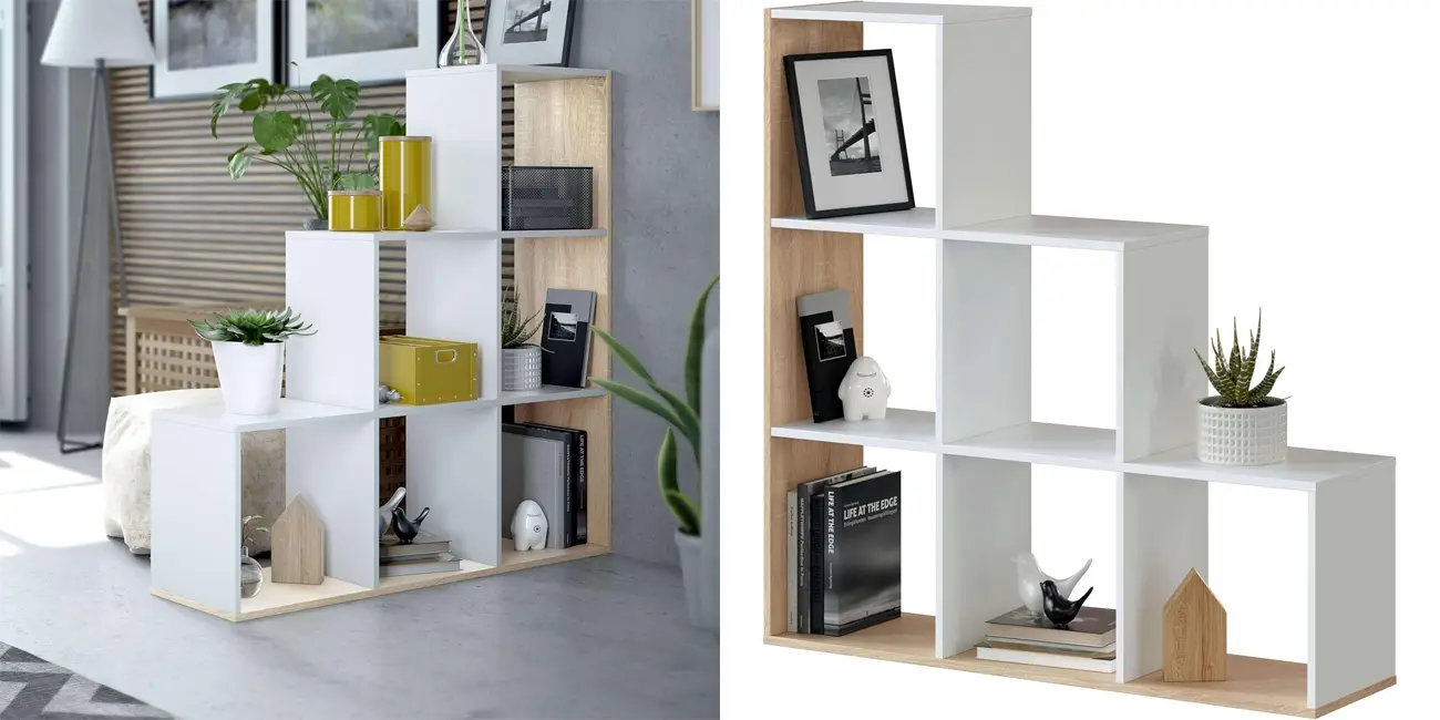Estantería librería Habitdesign Lua en escalera