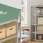 Estantería metálica esquinera