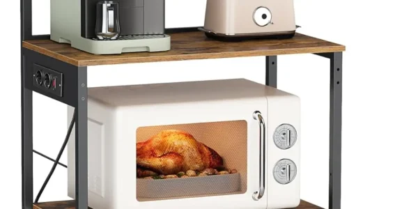 Chollo estantería organizadora cocina vasagle con enchufe