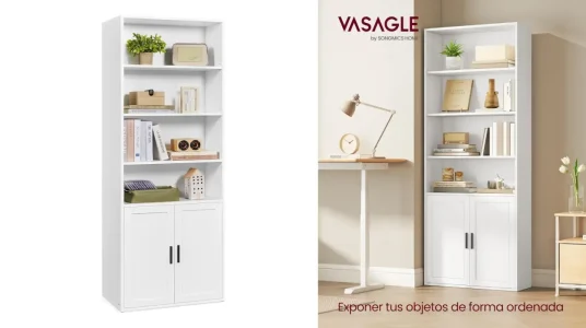 Estantería Vasagle de 6 niveles ajustables, robusta y de fácil montaje por sólo 60,79€ (20% de descuento)