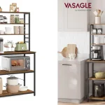 Estantería Vasagle de 6 estantes para microondas