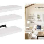 Estantes flotantes de pared con soportes invisibles