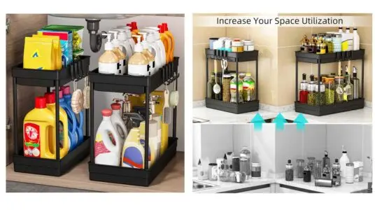 Estantes organizadores bajo fregadero Tidytrove baratos