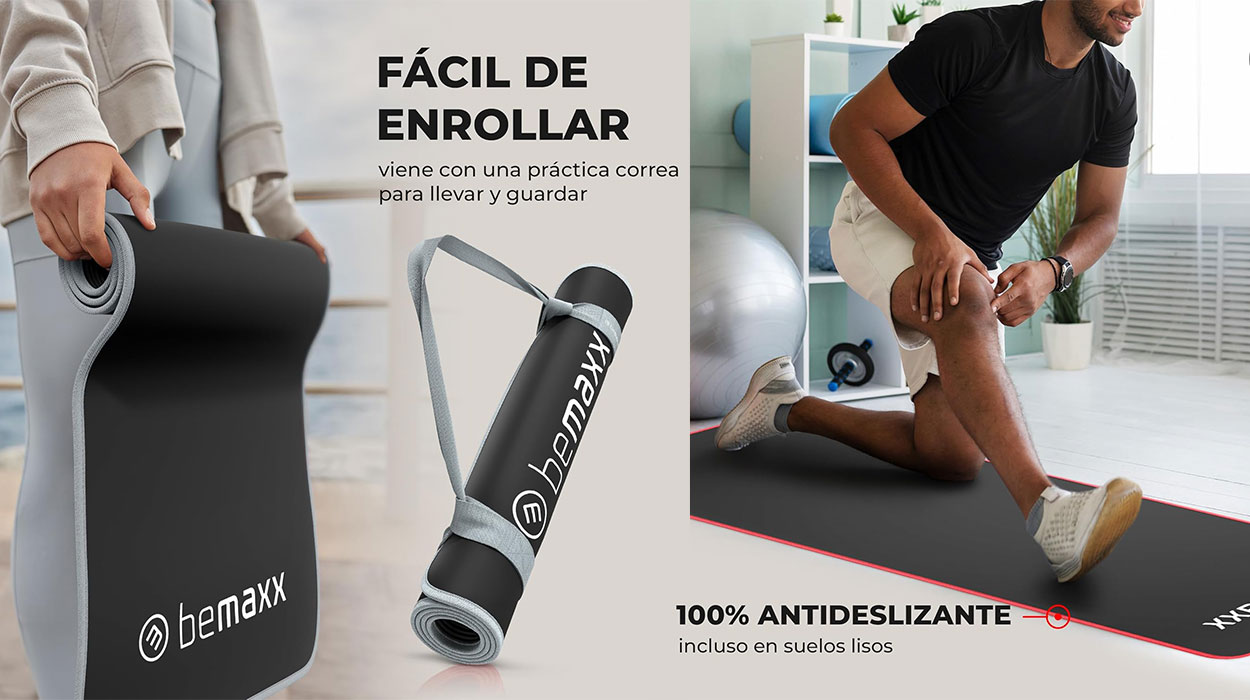 Esterilla de fitness BeMaxx barata