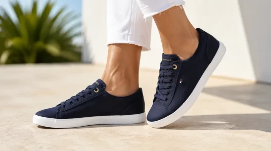 Estilo fresco y elegante con las Tommy Hilfiger TH Foxing Sneaker de lona para mujer por sólo 39,95€ (-50%)