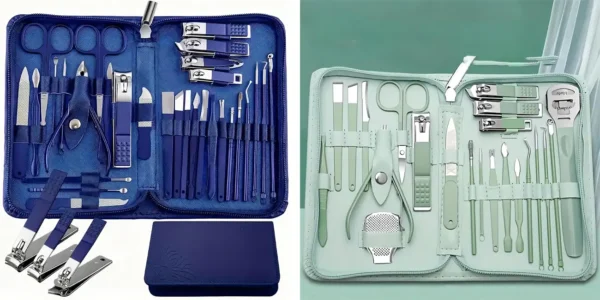 Set de manicura y pedicura con 22 piezas