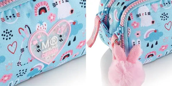 Estuche escolar doble Miquelrius Bunny