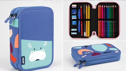 estuche-plumier-milan-fun-animals-2-pisos