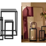 Set de 4 mesas auxiliares modernas Lidl