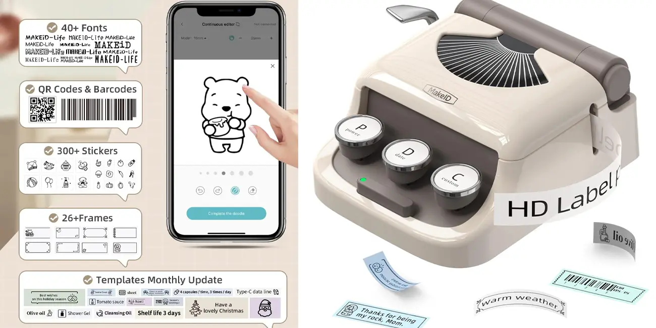 Etiquetadora térmica Makeid Q1