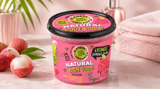 Exfoliante Lychee Bubble Gum