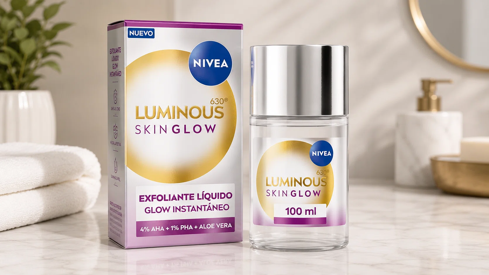 Exfoliante líquido Nivea LUMINOUS630 Skin Glow