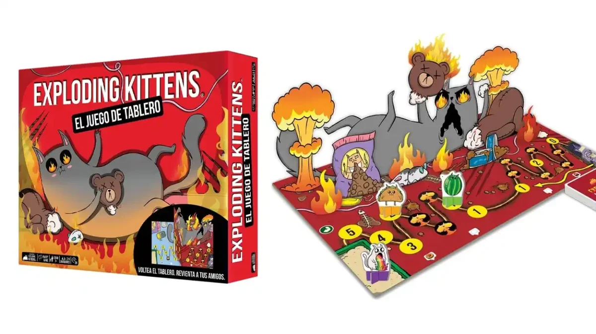 Exploding Kittens El Juego de Mesa - Party Game de 2 a 6 Jugadores