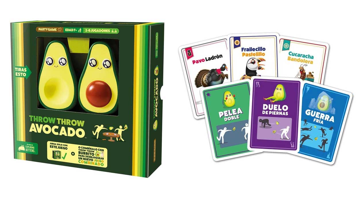 Exploding Kittens Throw Throw avocado barato