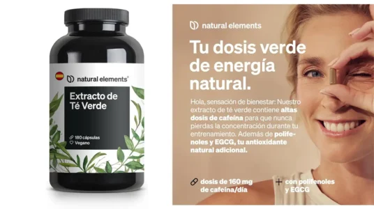 extracto de te verde Natural Elements barato