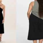 falda vaquera con abertura Mango Outlet