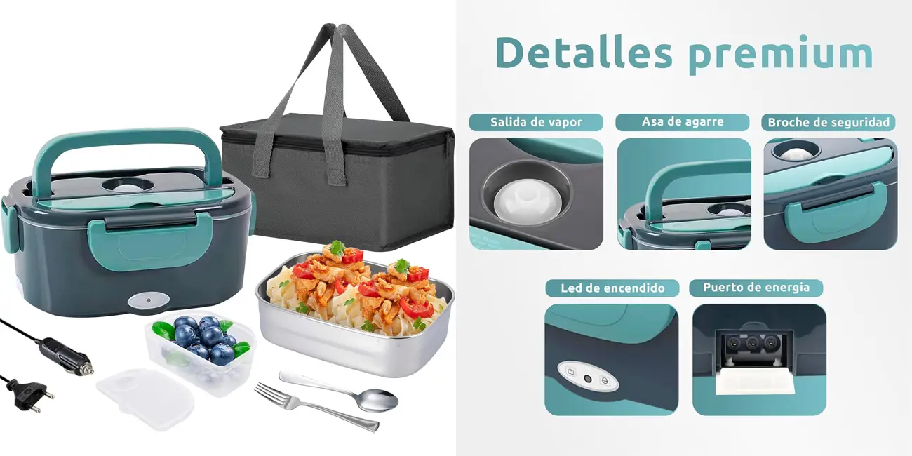 Fiambrera eléctrica térmica JUPPLIES