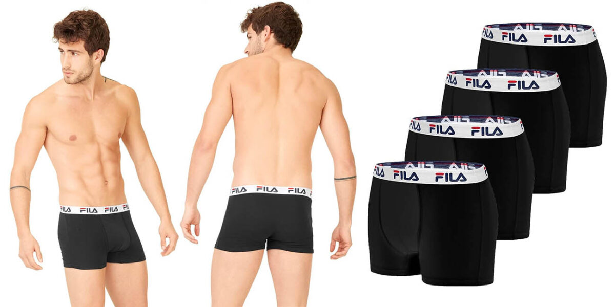 Pack x4 Bóxers Fila para hombre