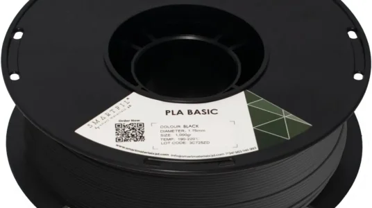 Filamento 3D SMARTFIL PLA BASIC de 1000g en color negro