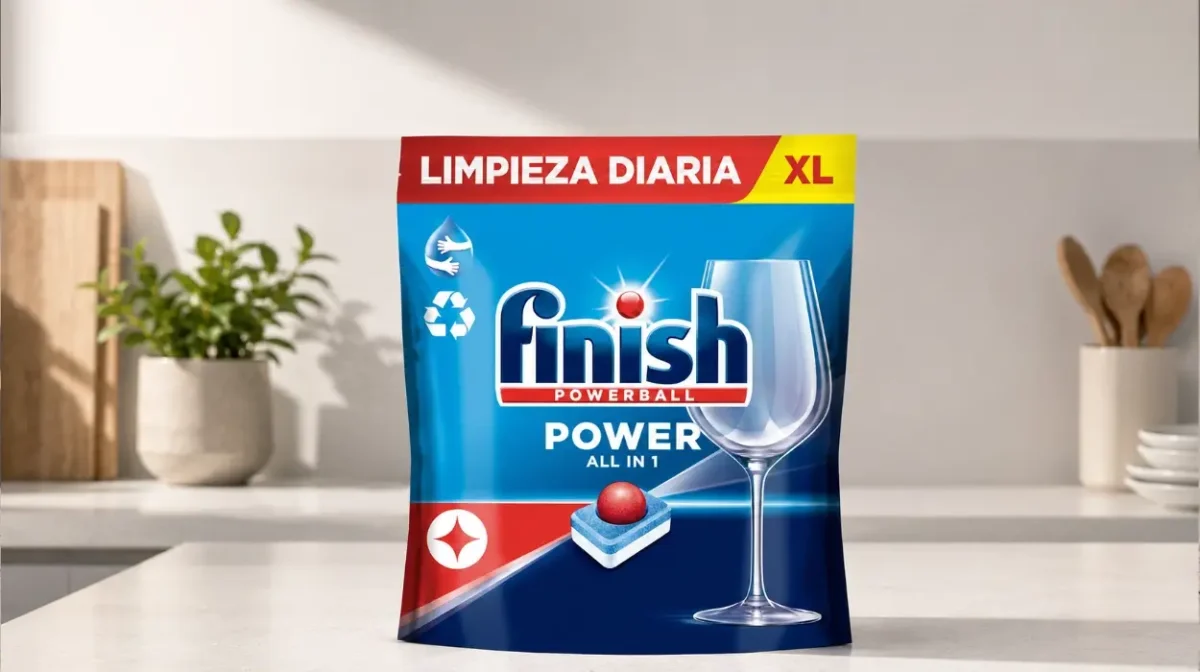 Pack x64 pastillas Finish Powerball Power All in One para lavavajillas
