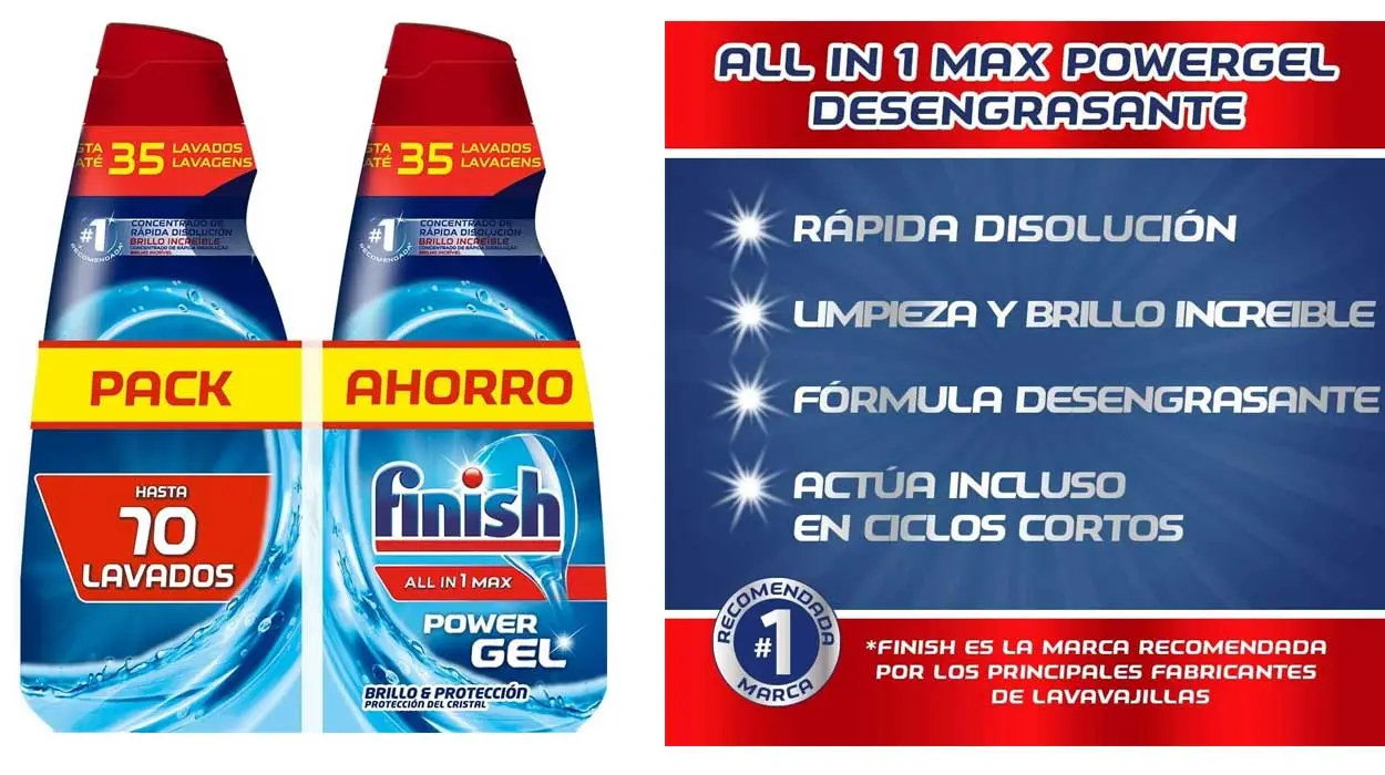 Finish All in max Power Gel barato