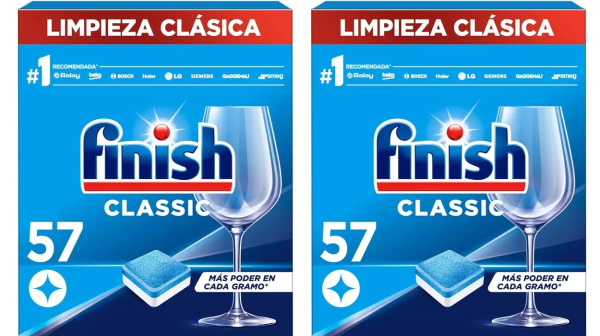 114 pastillas lavavajillas Finish Classic