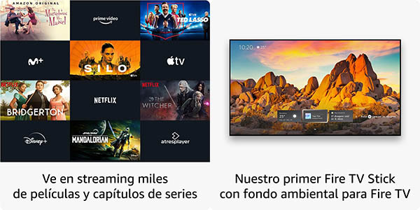 Fire TV Stick 4K + mando Luna  Pack para juegos en streaming : :  Otros Productos
