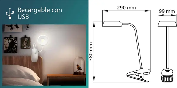 Flexo LED Philips Donutclip