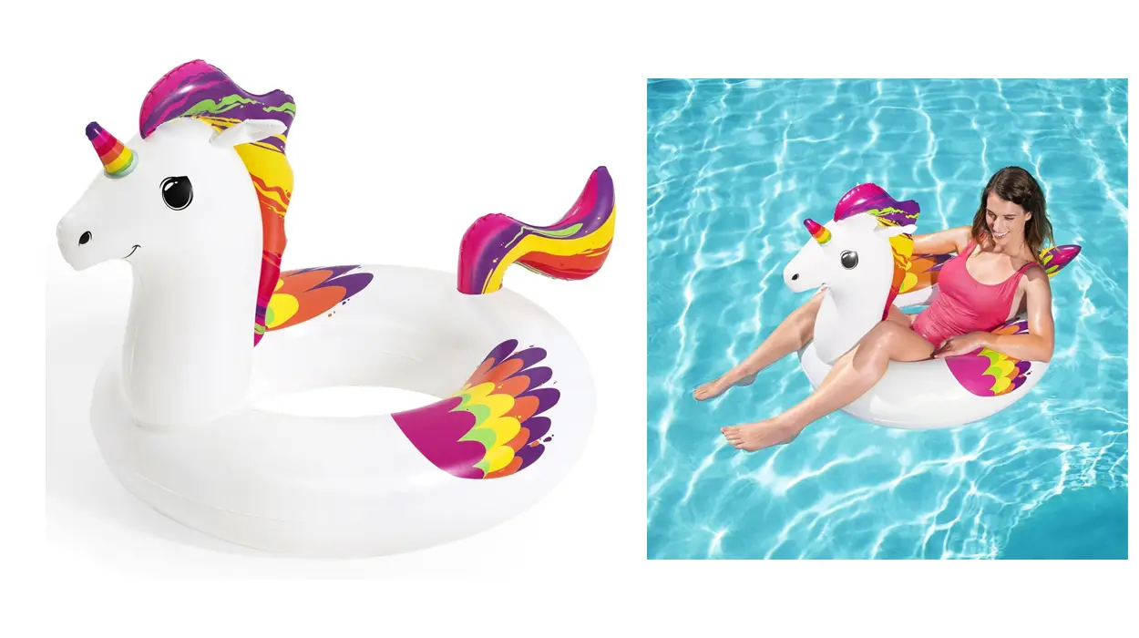 Flotador Bestway Fantasy Unicorn Swim Ring barato