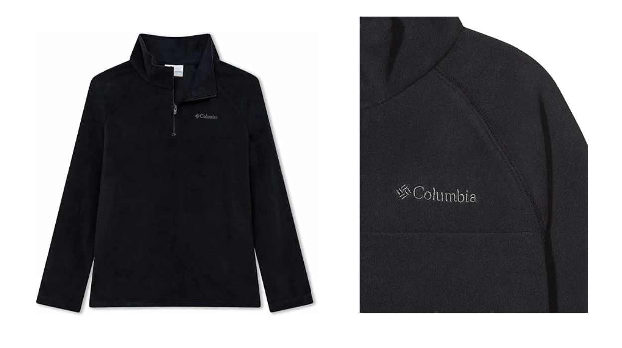 forro polar Columbia Glacial Half Zip para niños