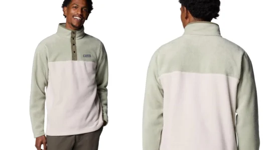 forro polar Columbia Steens Mountain Half Snap II barato para hombre