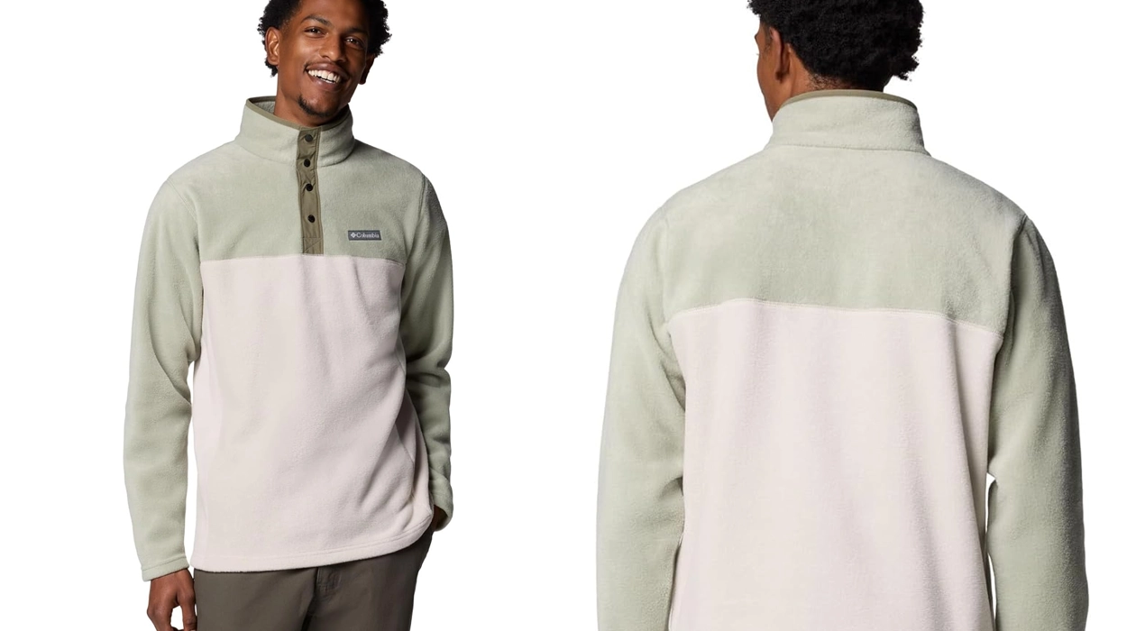 forro polar Columbia Steens Mountain Half Snap II barato para hombre