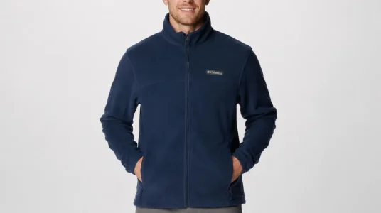 Columbia Steens Mountain Full Zip 2.0: forro polar con cremallera para hombre en color azul