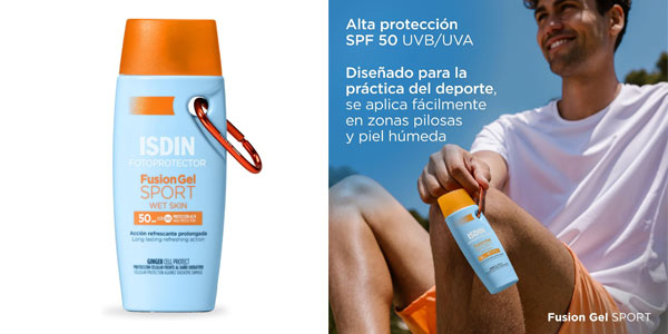 Fotoprotector Isdin Fusion Gel Sport SPF 50 barato