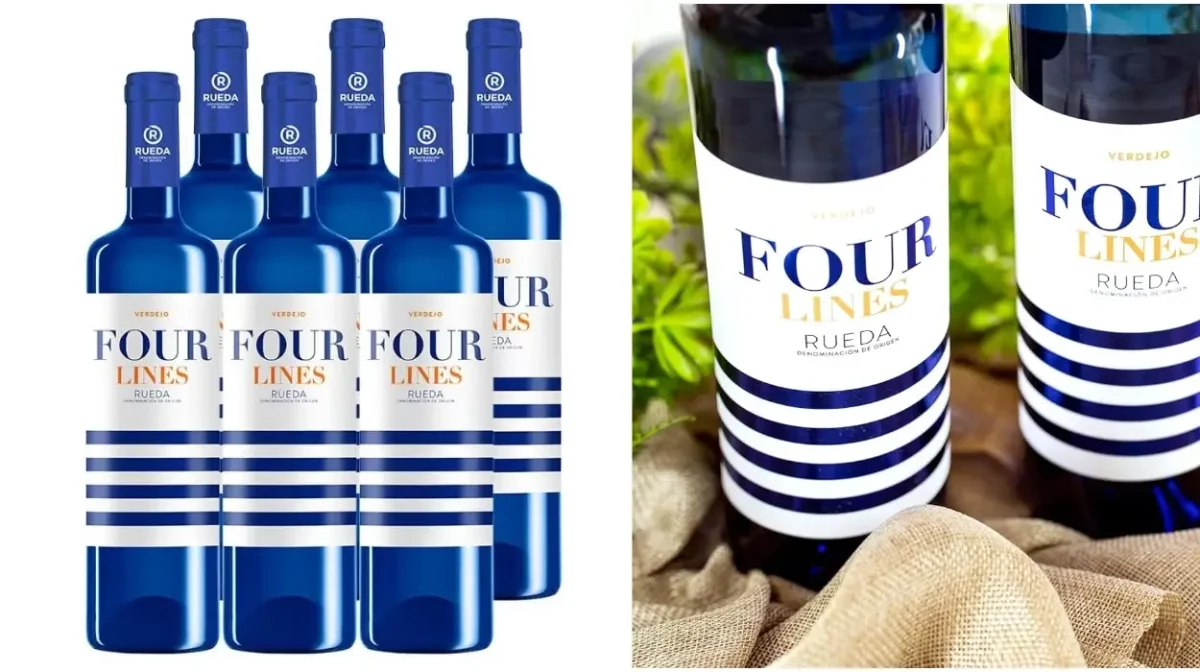 Pack x6 Four Lines Verdejo vino blanco DO Rueda de 750 ml