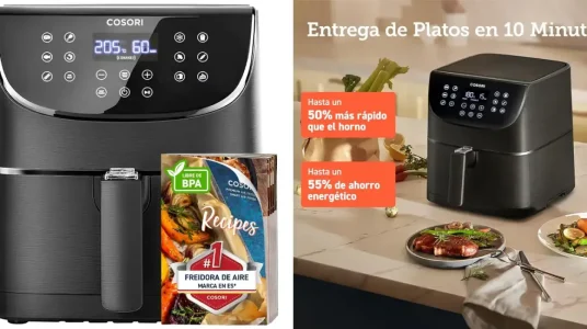 Cosori Freidora sin aceite de 5,5L y 1.700W