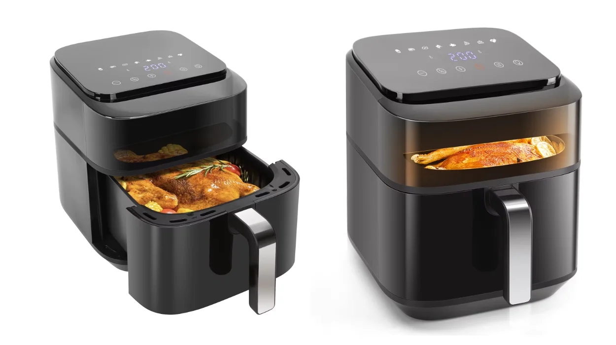 freidora de aire Aigostar de 6,5 litros con ventana