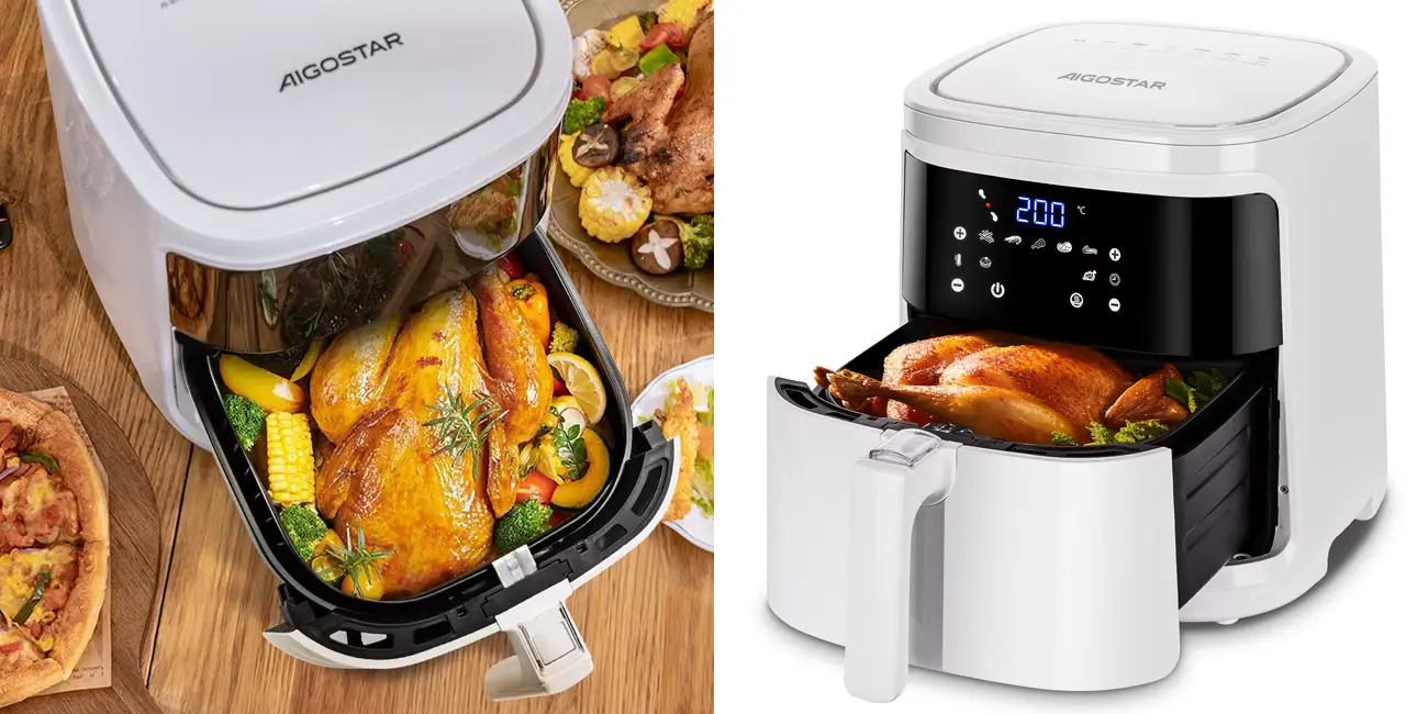 Freidora de aire Aigostar Cube Smart de 7 litros