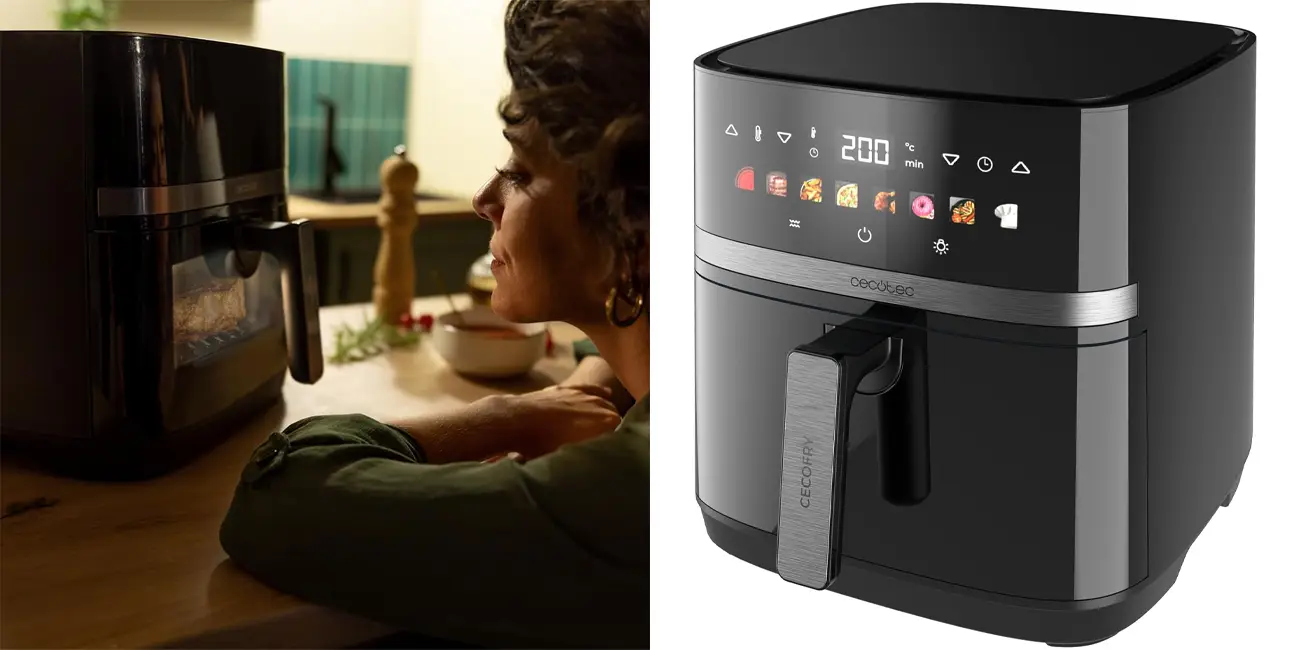 Freidora de aire Cecotec Cecofry&Grill Duoheat 8000