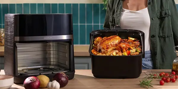 Freidora de aire Cecotec Cecofry&Grill Duoheat 8000