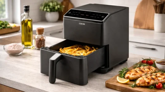Freidora inteligente sin aceite Cosori Dual Blaze