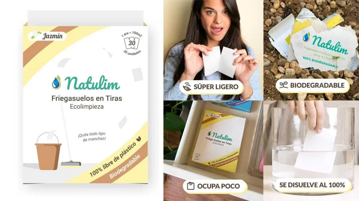 Friegasuelos ecológico Natulim en tiras