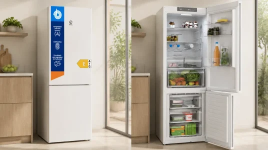 Frigorífico combinado Balay 3KFE553WI NoFrost en blanco