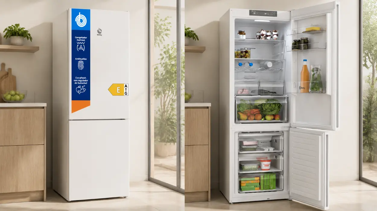 Frigorífico combinado Balay 3KFE553WI NoFrost