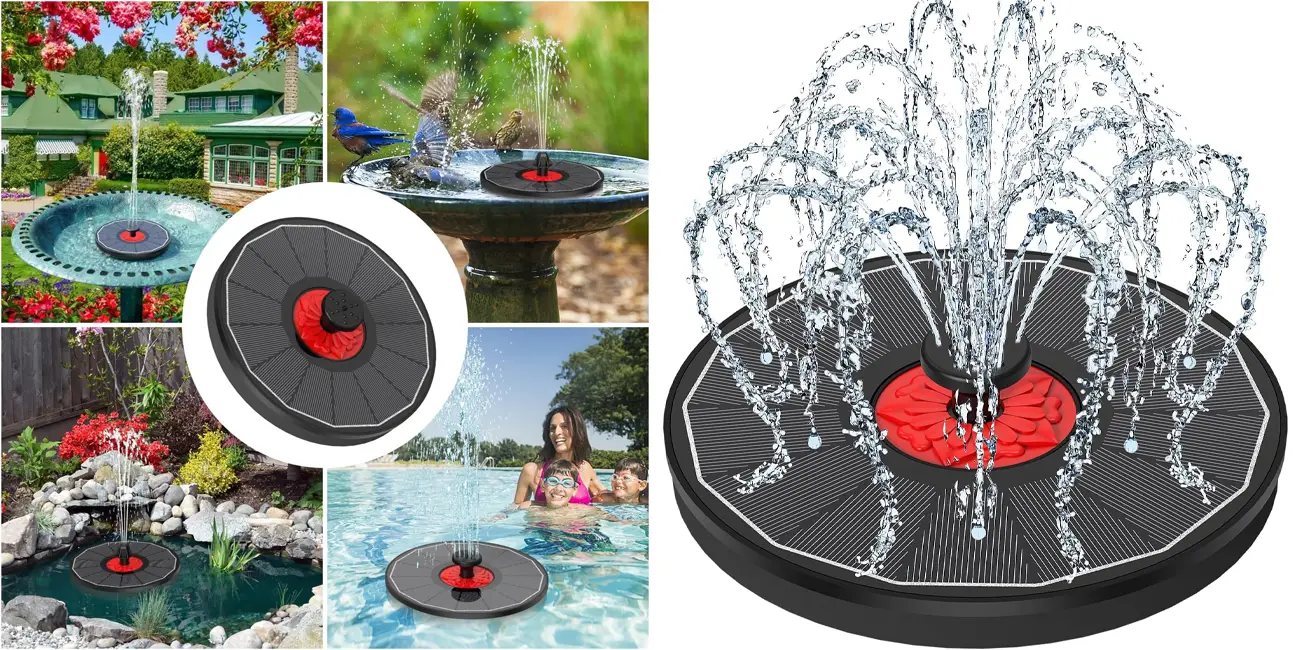 Fuente de agua SZMP con alimentación solar
